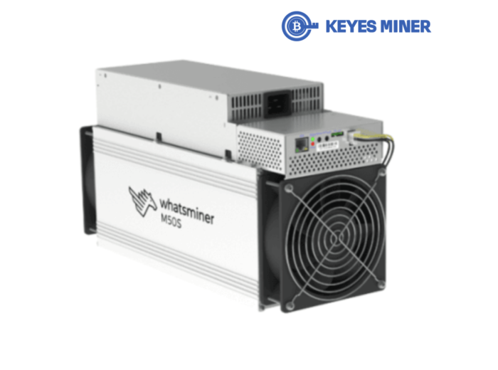 Keyes Miner Whatsminer M50S 126T Bitcoin Miner With Power Supply BTC Miner